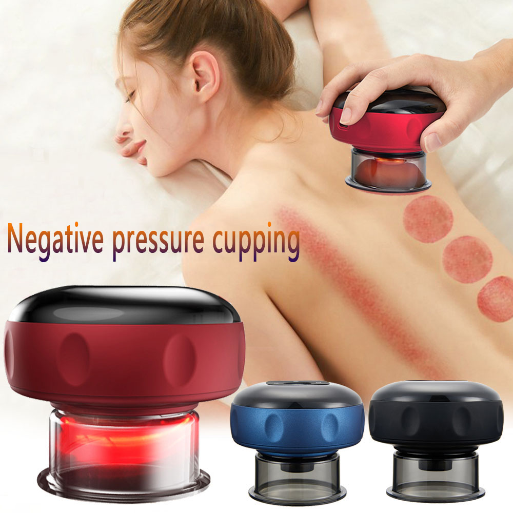 Electric Cupping Massager with Heat – Deep Tissue Anti-Cellulite Body Sculpting Device
