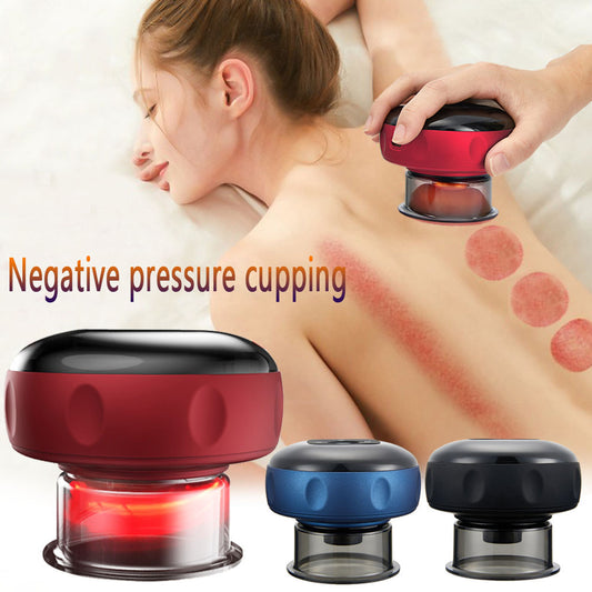 Electric Cupping Massager with Heat – Deep Tissue Anti-Cellulite Body Sculpting Device