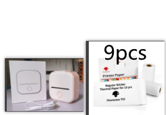 Portable Mini Thermal Label Printer – Inkless Bluetooth Printer for Home, Office & Study