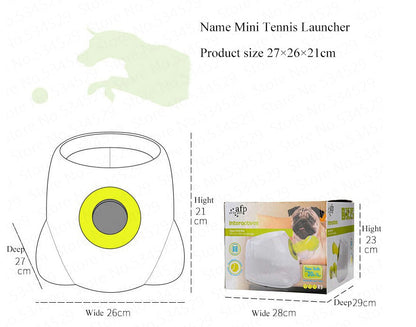 Dog Automatic Ball Launcher - Interactive Dog Toy & Smart Fetch Machine