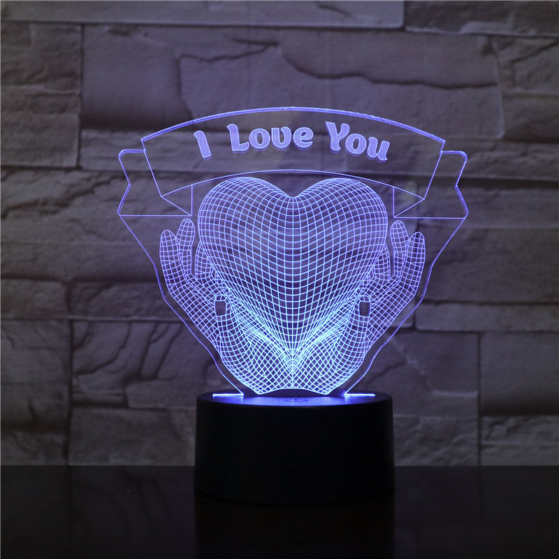 3D LED Night Light – Valentine’s Day Couple Gift for Him & Her