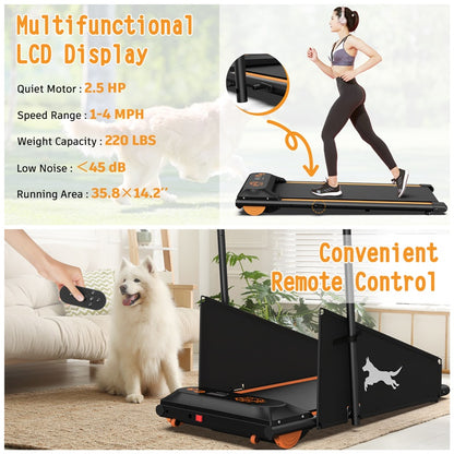 Dog Treadmill  – Foldable Indoor Small, Medium & Large Pet Treadmill
