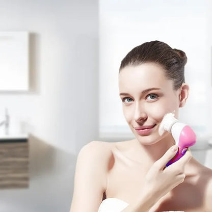 Electric Facial Cleansing Brush & Face Scrubber