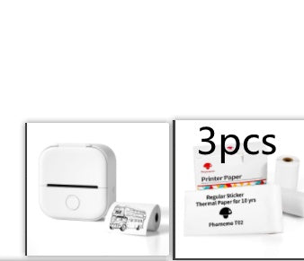 Portable Mini Thermal Label Printer – Inkless Bluetooth Printer for Home, Office & Study