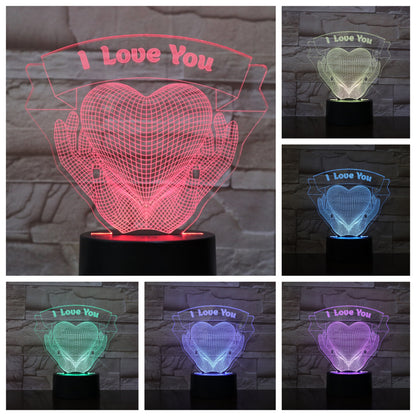 3D LED Night Light – Valentine’s Day Couple Gift for Him & Her