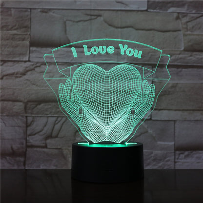 3D LED Night Light – Valentine’s Day Couple Gift for Him & Her