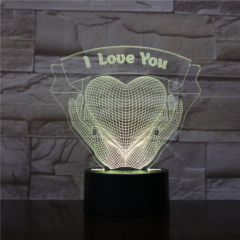 3D LED Night Light – Valentine’s Day Couple Gift for Him & Her