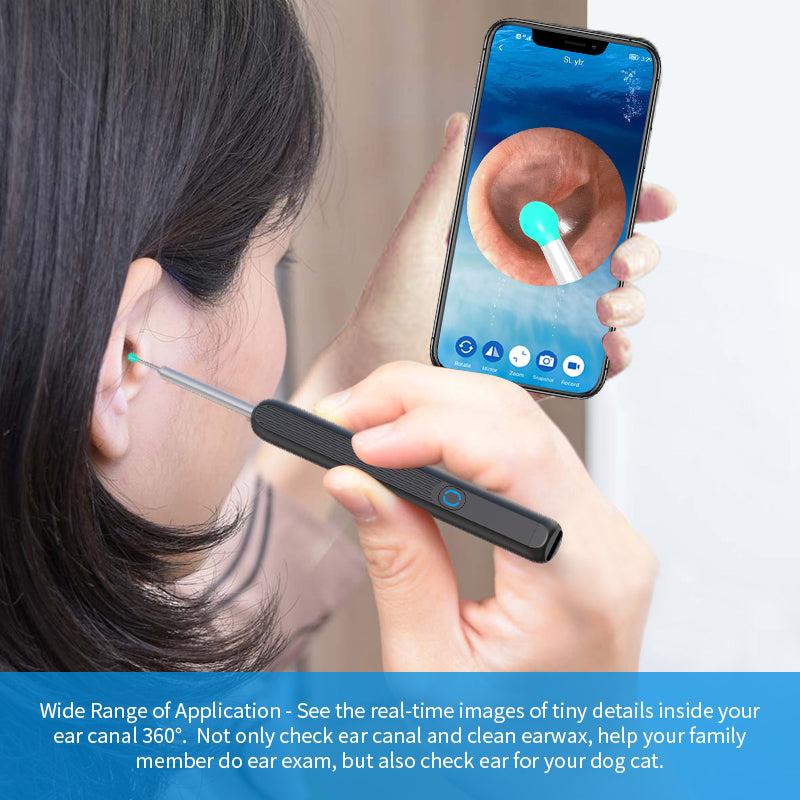 Wireless Ear Cleaner Otoscope with Camera