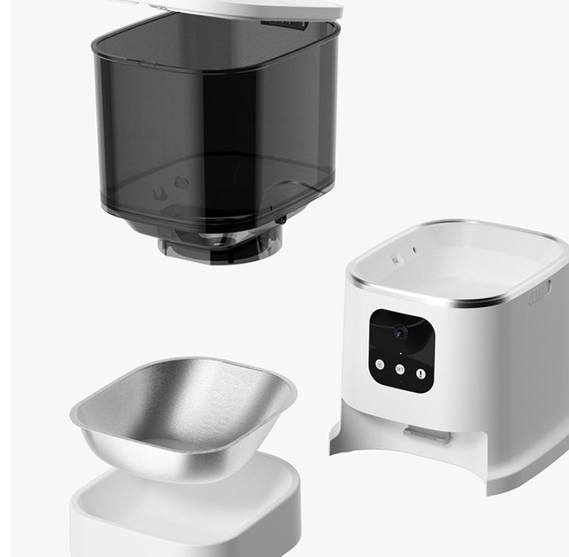 Automatic Pet Feeder with WiFi App Control – Camera