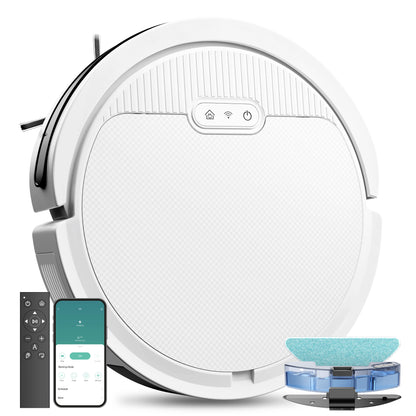 3-in-1 Robot Vacuum Cleaner & Mop – Smart Automatic Vacuum for Pet Hair & Hard Floors