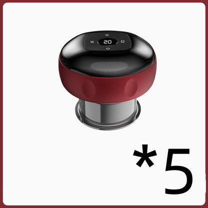 Electric Cupping Massager with Heat – Deep Tissue Anti-Cellulite Body Sculpting Device