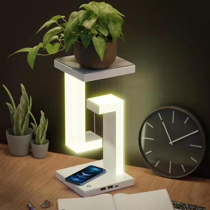 Desk Lamp & Table Lamp – Floating LED Desk Lamp for Bedroom Lighting