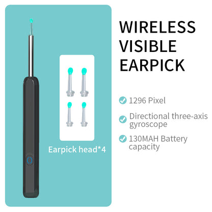 Wireless Ear Cleaner Otoscope with Camera