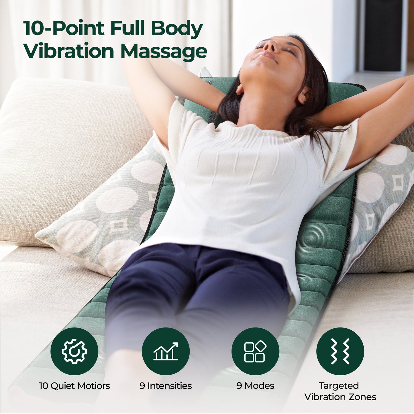 Body Massager Cervical Pillow with Heat Therapy