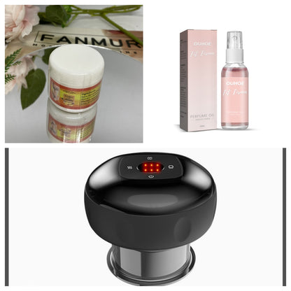 Electric Cupping Massager with Heat – Deep Tissue Anti-Cellulite Body Sculpting Device