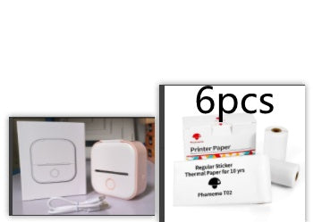 Portable Mini Thermal Label Printer – Inkless Bluetooth Printer for Home, Office & Study