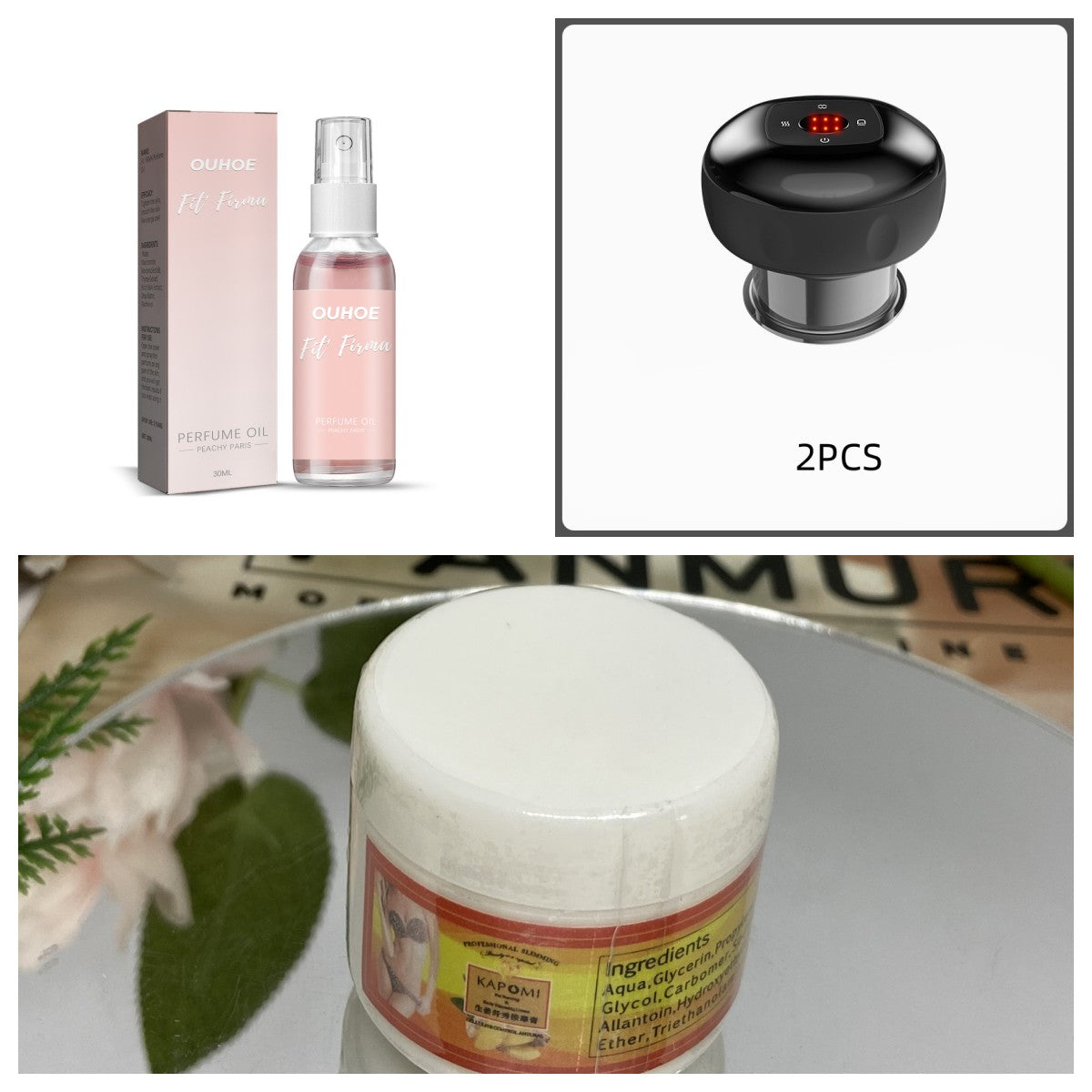 Electric Cupping Massager with Heat – Deep Tissue Anti-Cellulite Body Sculpting Device