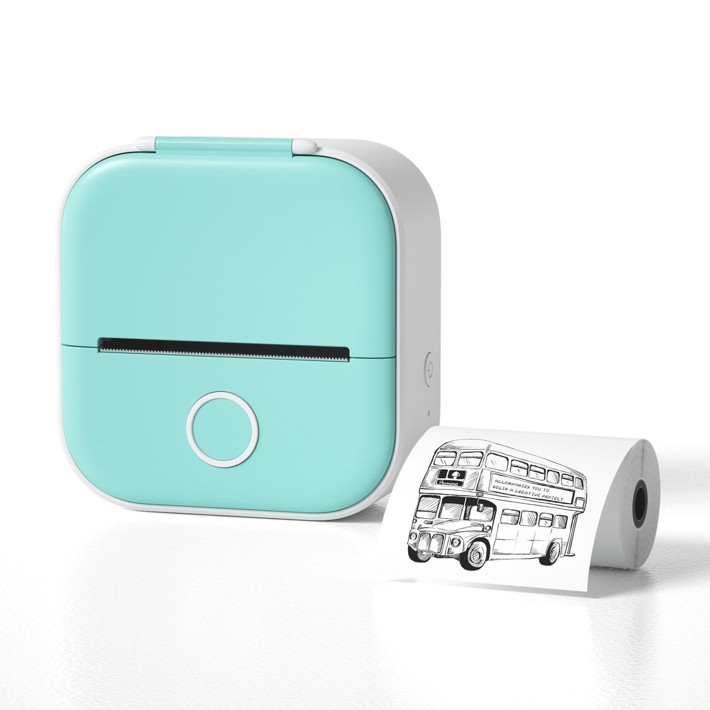 Portable Mini Thermal Label Printer – Inkless Bluetooth Printer for Home, Office & Study