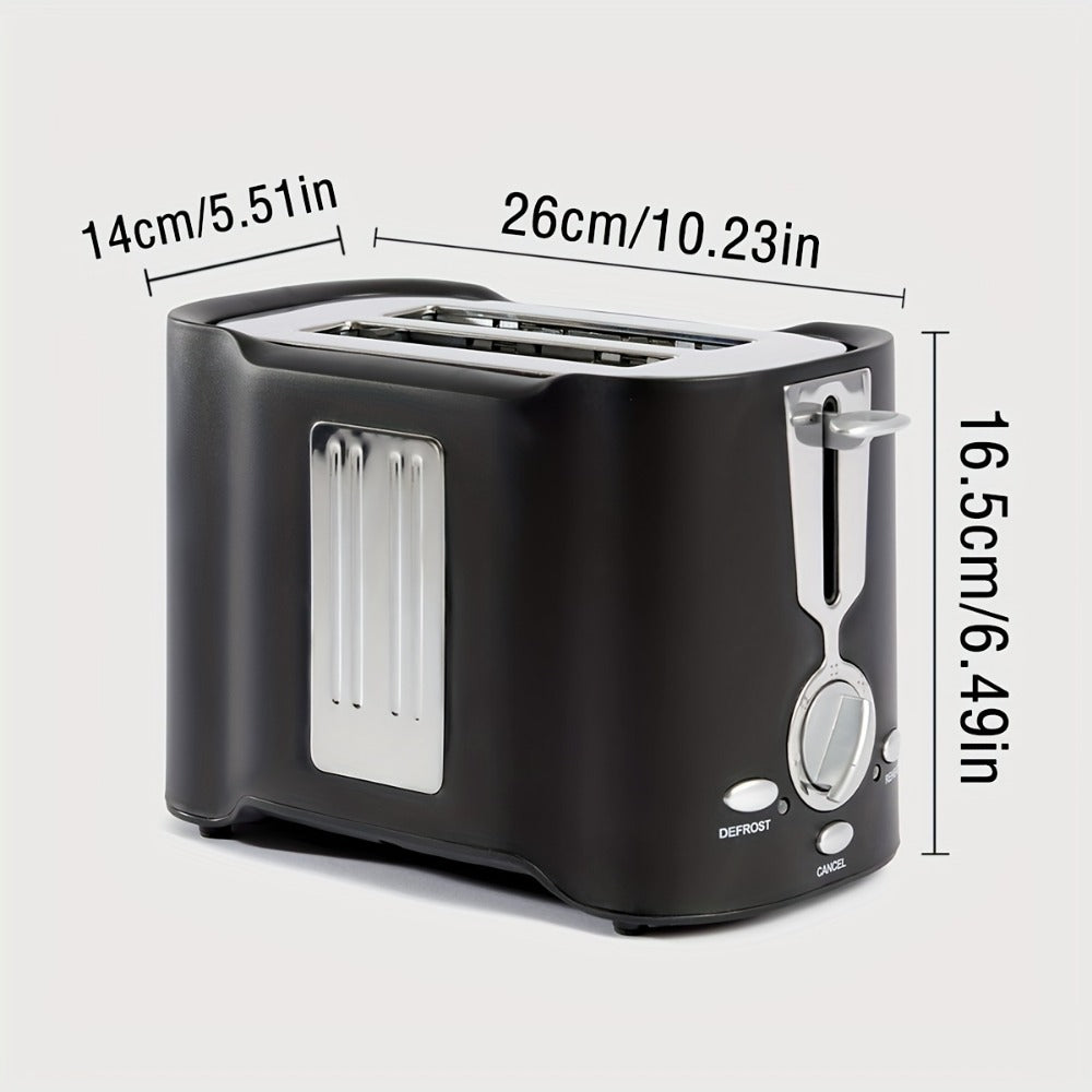 2 Slice Stainless Steel Toaster – Perfect Breakfast Every Time