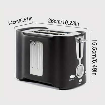 2 Slice Stainless Steel Toaster – Perfect Breakfast Every Time