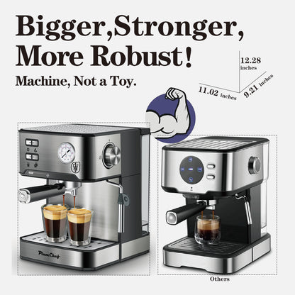 Professional Espresso Coffee Machine for Home Barista Cappuccino & Latte