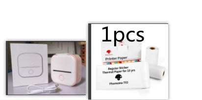 Portable Mini Thermal Label Printer – Inkless Bluetooth Printer for Home, Office & Study