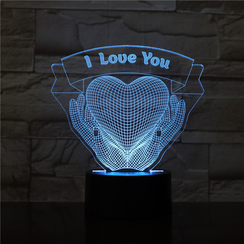 3D LED Night Light – Valentine’s Day Couple Gift for Him & Her