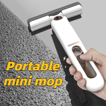 Portable Self Squeeze Mini Mop – Sponge Mop for Kitchen, Window & Home