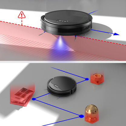 3-in-1 Robot Vacuum Cleaner & Mop – Smart Automatic Vacuum for Pet Hair & Hard Floors