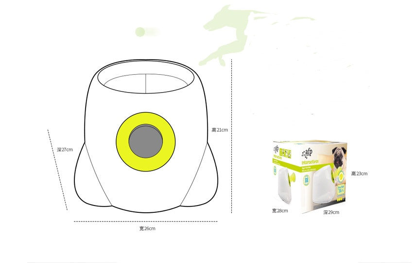 Dog Automatic Ball Launcher - Interactive Dog Toy & Smart Fetch Machine
