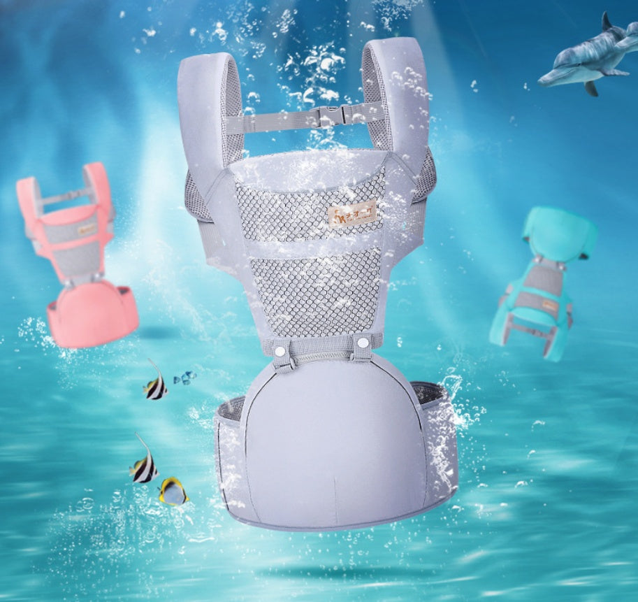 Baby Carrier & Hip Seat Sling – Breathable Hands-Free Baby Carrier