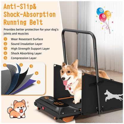 Dog Treadmill  – Foldable Indoor Small, Medium & Large Pet Treadmill
