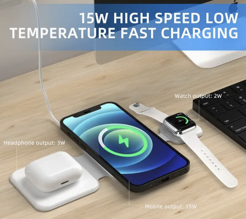 3 In 1 Wireless Charging Station