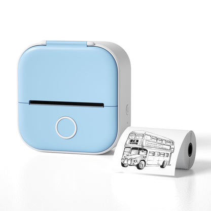 Portable Mini Thermal Label Printer – Inkless Bluetooth Printer for Home, Office & Study