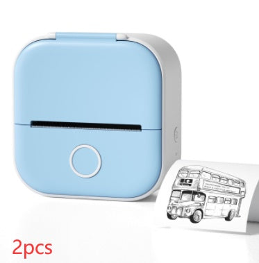 Portable Mini Thermal Label Printer – Inkless Bluetooth Printer for Home, Office & Study