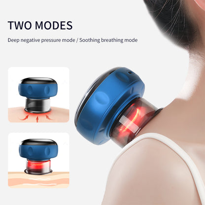 Electric Cupping Massager with Heat – Deep Tissue Anti-Cellulite Body Sculpting Device