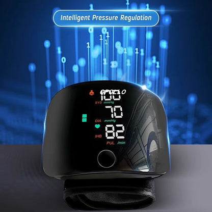 Blood Pressure Machine – Wrist Sphygmomanometer with Pulse Meter for Home