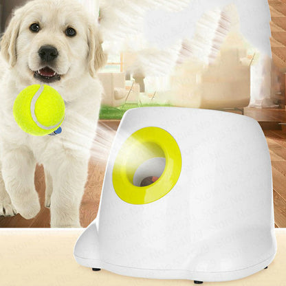 Dog Automatic Ball Launcher - Interactive Dog Toy & Smart Fetch Machine