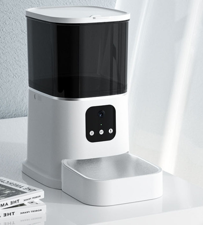 Automatic Pet Feeder with WiFi App Control – Camera