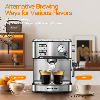 Professional Espresso Coffee Machine for Home Barista Cappuccino & Latte