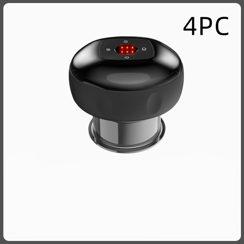 Electric Cupping Massager with Heat – Deep Tissue Anti-Cellulite Body Sculpting Device
