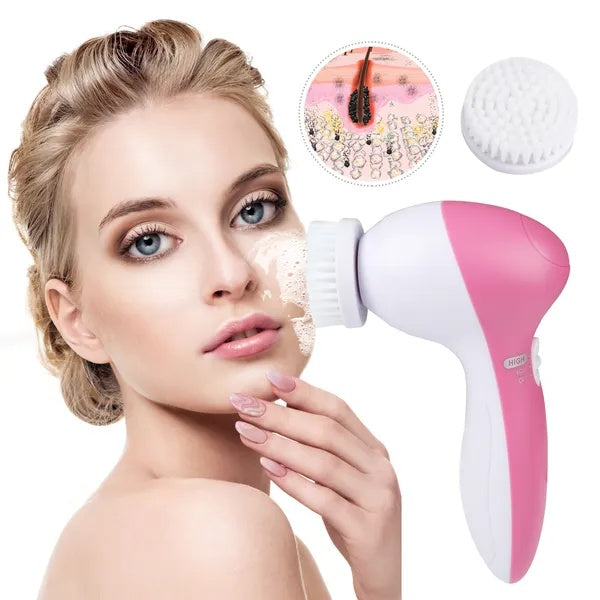 Electric Facial Cleansing Brush & Face Scrubber