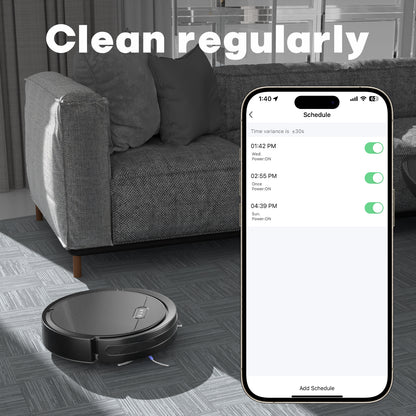 3-in-1 Robot Vacuum Cleaner & Mop – Smart Automatic Vacuum for Pet Hair & Hard Floors