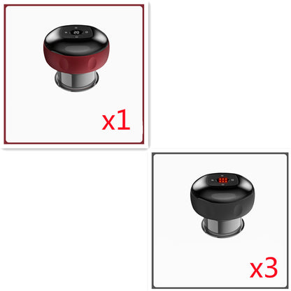 Electric Cupping Massager with Heat – Deep Tissue Anti-Cellulite Body Sculpting Device