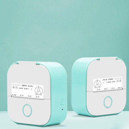Portable Mini Thermal Label Printer – Inkless Bluetooth Printer for Home, Office & Study