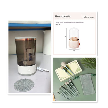 Makeup Brush Cleaner – Electric Makeup Brush Cleaner USB Rechargeable