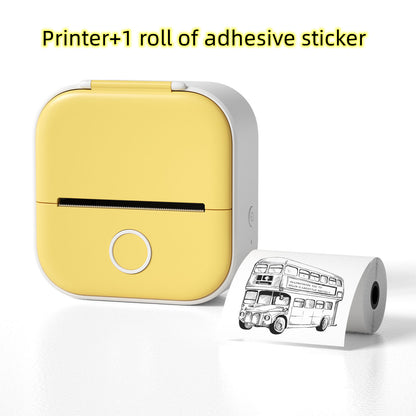 Portable Mini Thermal Label Printer – Inkless Bluetooth Printer for Home, Office & Study