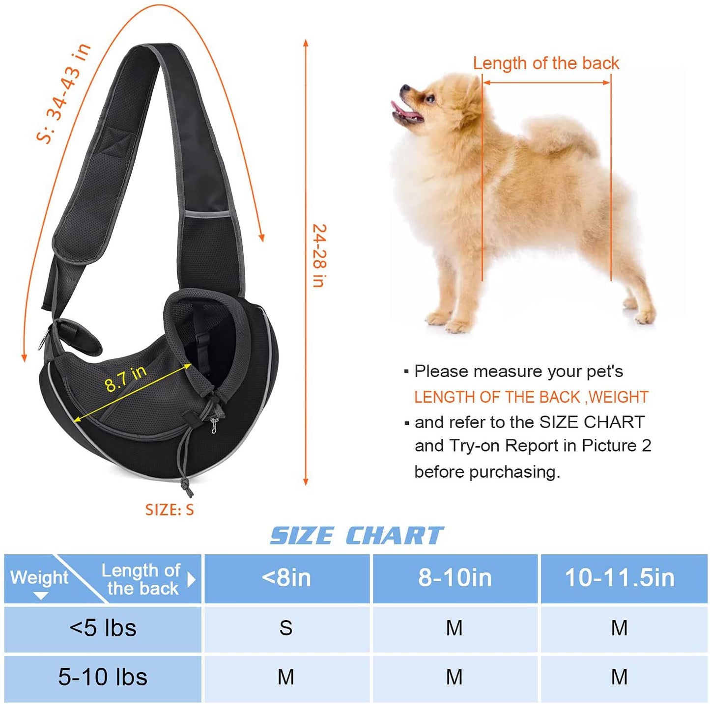 Pet Carrier Bag – Breathable Crossbody Travel Pet Carrier