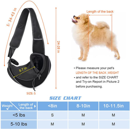Pet Carrier Bag – Breathable Crossbody Travel Pet Carrier