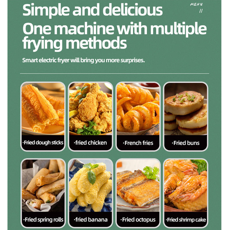 Air Fryer – Multifunctional Stainless Steel Electric Deep Fryer